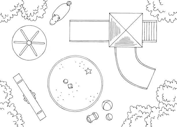 Jak narysować plac zabaw – proste kroki do pięknego rysunku